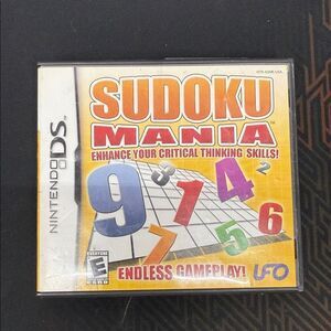 Nintendo DS Sudoku Mania Game - Colorful Design